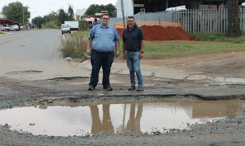 Confusion reigns after JRA begins resurfacing of 'unfixable' Spencer Road.