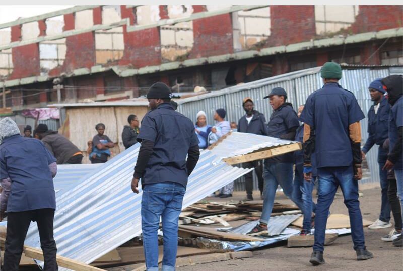 Authorities say the relocation and demolition project aims to allow developers to continue with the Fleurhof mega housing development.
