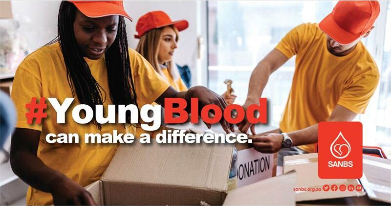 The South African National Blood Service (SANBS) is calling on more young South Africans to join the growing community of regular blood donors.
