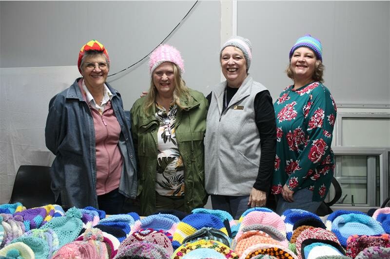RNW's knitting club utilised their talents to donate a large collection of knitted items to The Cradle of Hope.
