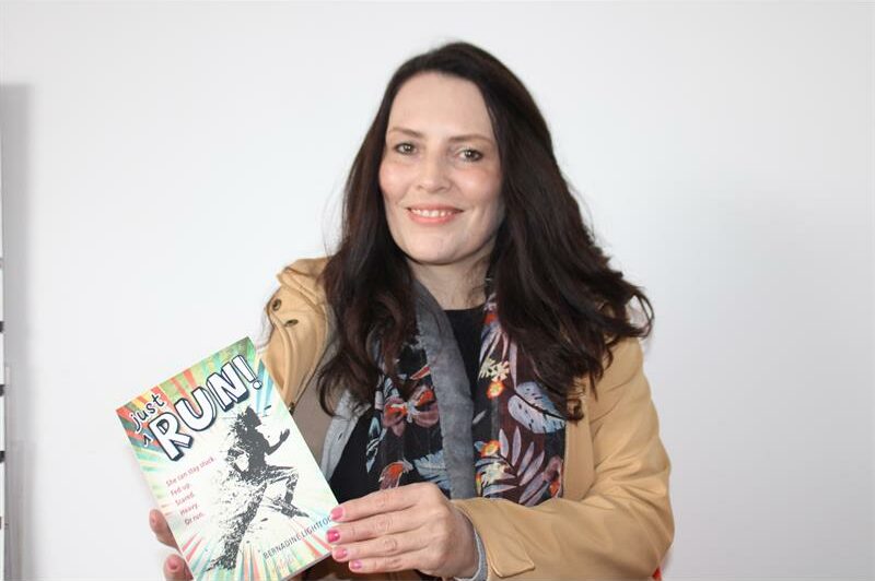 Local author Bernadine Lightfoot's latest teen novel combines mystery, romance and running to inspire readers to take the first step towards change.