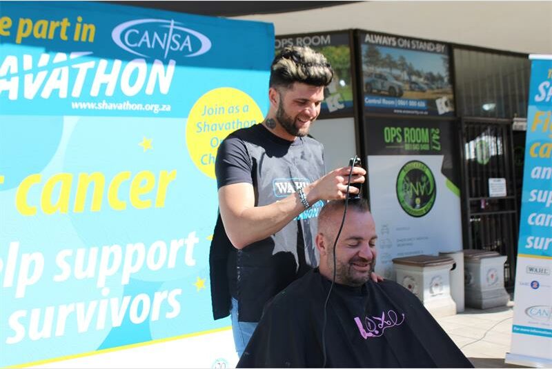 Roodekrans residents support cancer warriors through local Shavathon event.