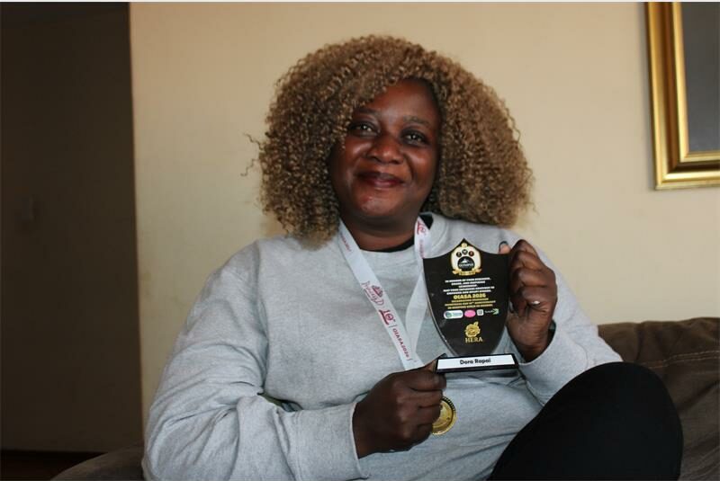 Dora Rapai won the Hera Award at the Olympus International Awards South Africa.