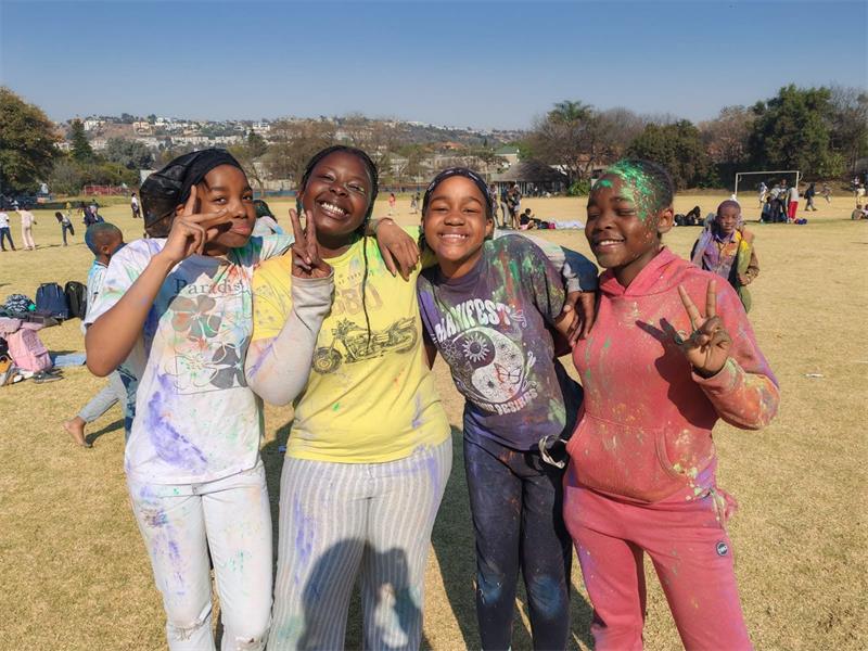 Learners at Panorama Primary School were splashed with colour and smiles as they took part in a colourful run that combined fitness, fun and school spirit.