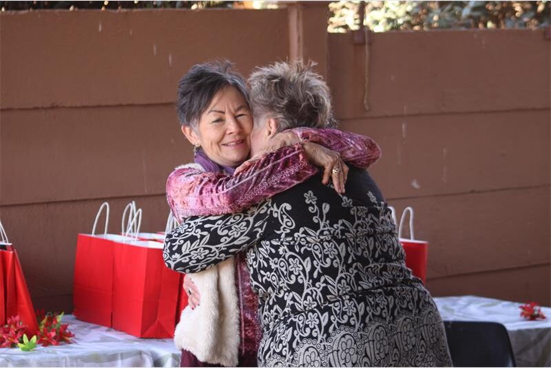 Residents enjoyed dancing, an inspirational talk, gifts and lunch during an uplifting gathering focused on self-worth and connection.