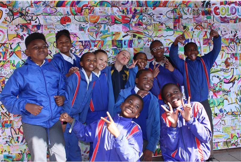 The school’s corridors now carry a colourful reminder of the imagination and individuality of its learners, following a creative project that brought them together.