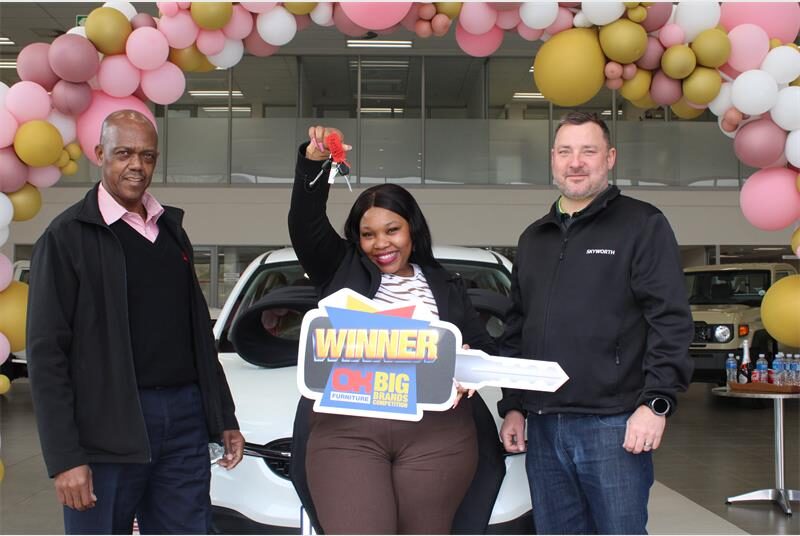 Excitement filled the air as the two women fetched their brand-new wheels from the dealership after a regular purchase and a Facebook competition ended in good news for them.