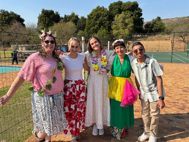 Learners and teachers at a West Rand primary school welcomed the new season with creative paper outfits, civvies and an Arbour Day garden initiative.