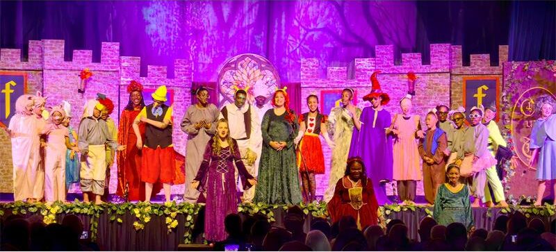 Learners across all age groups take to the stage and work behind the scenes in an 'ogre-some' production to mark four decades of community and creativity.