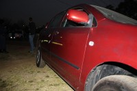 The hijacked vehicle