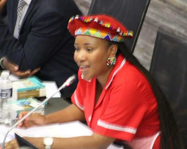 The former Speaker has been sworn in as an ordinary councillor following her return to council after serving in the Gauteng legislature.