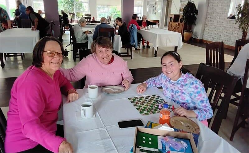 It was heartwarming to see families coming together.