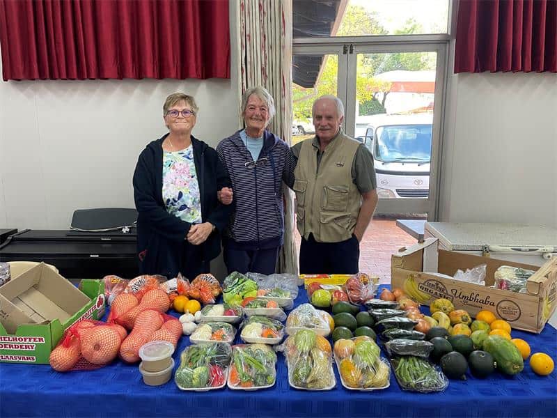 There is a white elephant stall run by the village, stalls at which residents sell items and some outside stallholders who sell mainly shoes and clothing.
