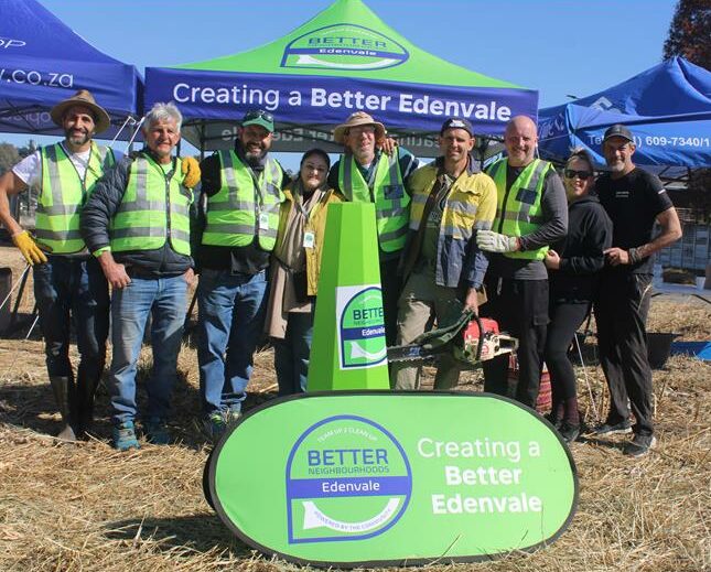 Newly formed community group Better Edenvale completed its first project with a week-long clean-up of Denver Park, joining the wider Better Neighbourhoods movement to promote a cleaner, safer and more connected Edenvale.