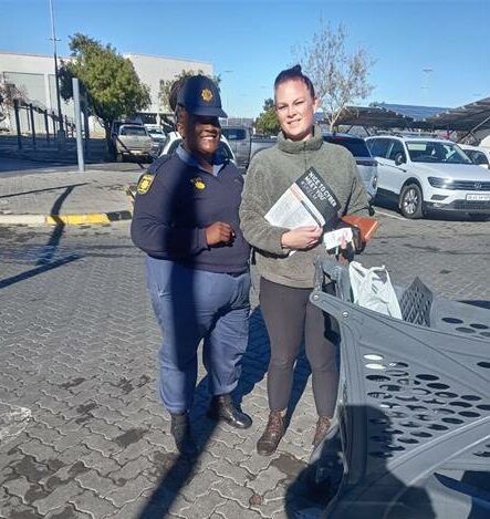 Police shared advice with community members.