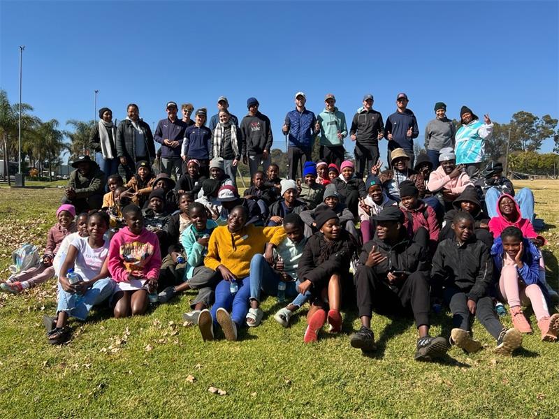 Piet is conducting talent identification clinics in four regions across Gauteng, reaching 200 youngsters between the ages of 12 and 15.