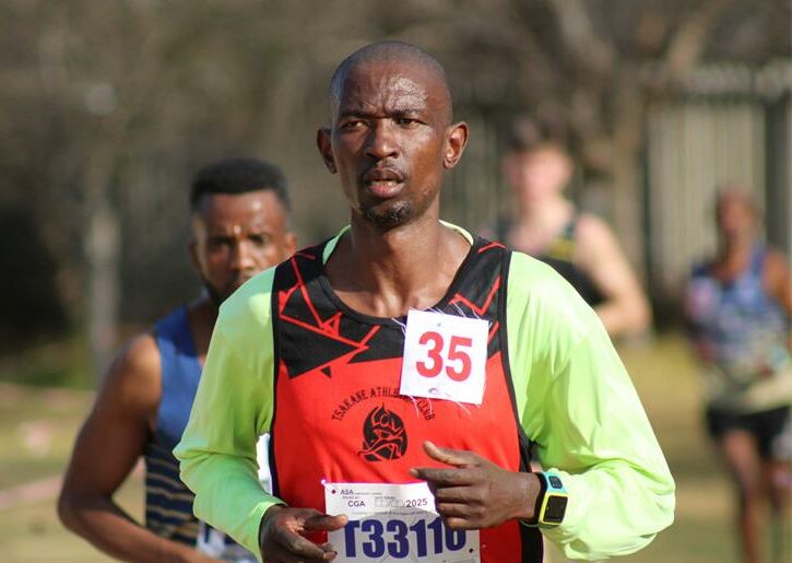 He won the men's 10km race in 31:41 after leading from gun to tape.