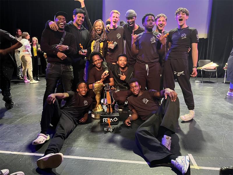 The Other Side of the House won various awards at South Africa’s high school theatre festival. Written and directed by learner Omolemo Pesha, the play is a psychological thriller that explores themes of grief, isolation, and a mind on the brink.