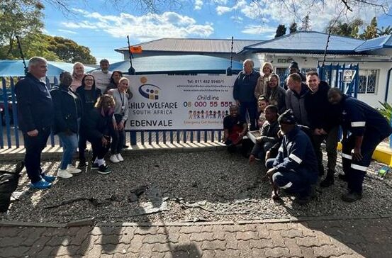 The sign stands as a proud and lasting addition to Edenvale Child Welfare’s premises