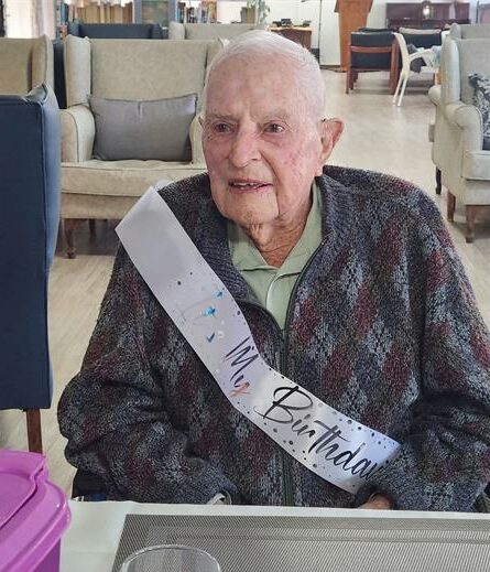 Family, friends, and fellow residents joined in the joyous 100th birthday celebration of Gerald Susman at Edenhaven Retirement Village.