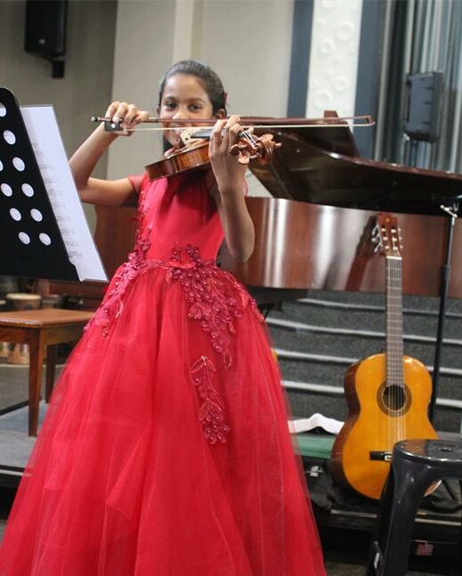 Daniella Govender (11) and Nicholas van Niekerk (14) were among the performers using their talents to raise funds for the Teddy Bear Foundation at Holy Rosary School.