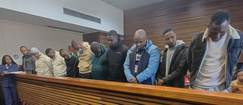 A group of SAPS and EMPD officers, accused of stealing goods and cash during a raid, have been granted bail under strict conditions in the Germiston Magistrates Court.