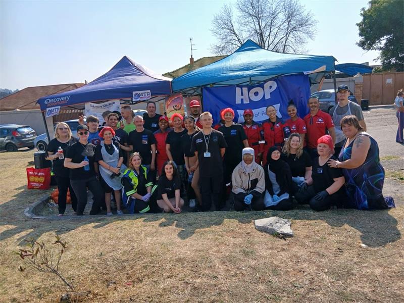 The Community Upliftment Feed Initiative offered 800 warm meals to individuals and families in Johannesburg South.