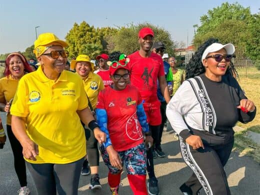 MEC for Health and Wellness, Ms Nomantu Nkomo-Ralehoko, led the first Ekurhuleni District Employee Wellness Day.