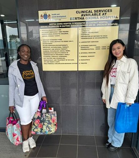 Josephine Ofori-Amankwah donated baby hampers and Bibles to four hospitals, offering comfort and hope to mothers and newborns.