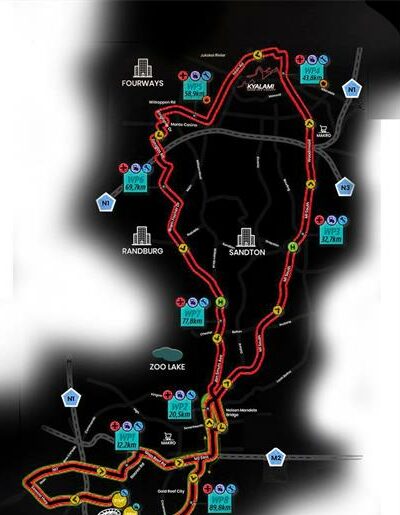 The JMPD has issued a traffic advisory ahead of the Ride Joburg cycle race taking place this Sunday, with several major routes set to be closed or affected between 04:00 and 17:00.