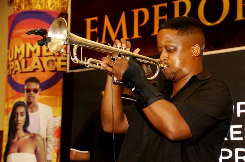 Well-known Greenstone trumpeter Mo-T (Moshe Kgasoane) thrilled fans during a lively performance with MiCasa at Emperors Palace.