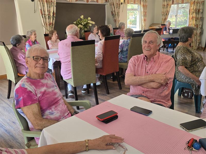Inyoni Creek residents marked Breast Cancer Awareness Month with a pink-themed birthday tea, celebrating life while raising awareness about early detection.