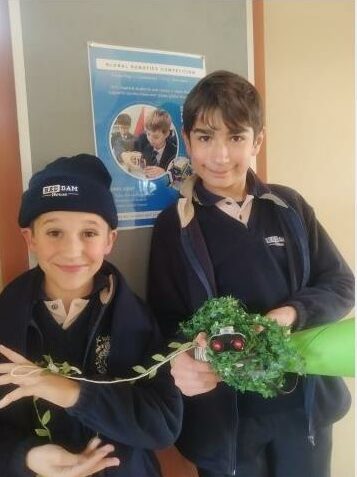 The Rhino Protector is a robot designed by two Reddam House Bedfordview learners for the Inspired Builds competition to help curb poaching.