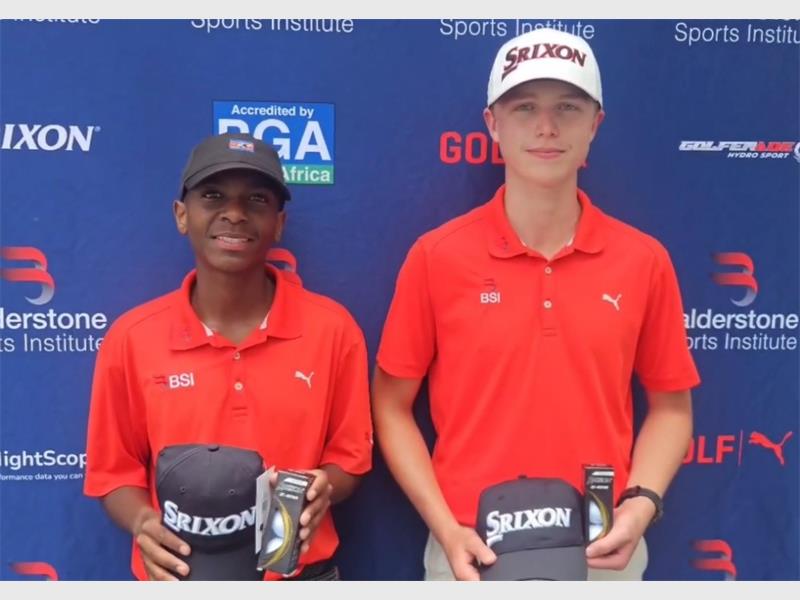 Two Gauteng juniors share top honours in BSI medal tournament