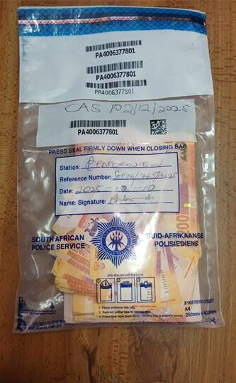 Suspect attempts to bribe police officers with R80 000 after being found with illicit goods.