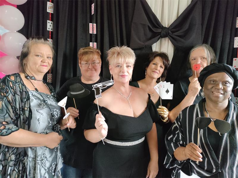 The guests of the Golden Oldies Club arrived in their black tie best for the final meeting of the year.