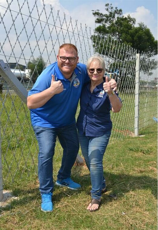 Barrier fencing is being erected on Minuach Road between the R24 and Edenvale after years without protection, raising hopes for improved safety and reduced crime.