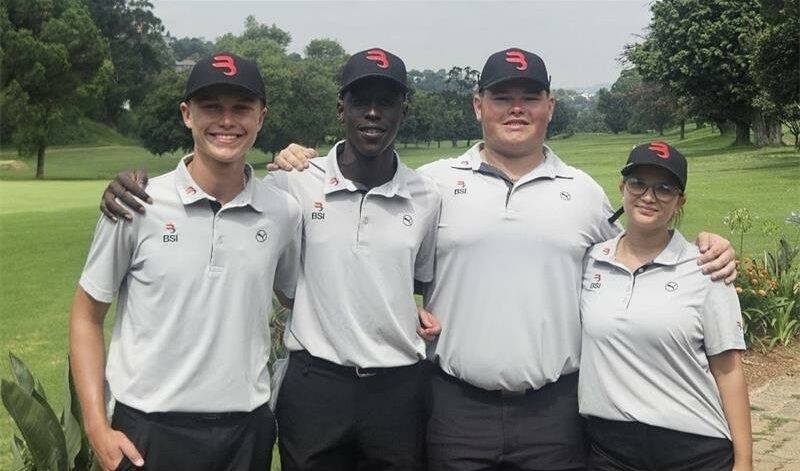 The Junior Academy team of golfers at the Balderstone Sports Institute delivers an outstanding performance at the Central Gauteng High School League A Division.