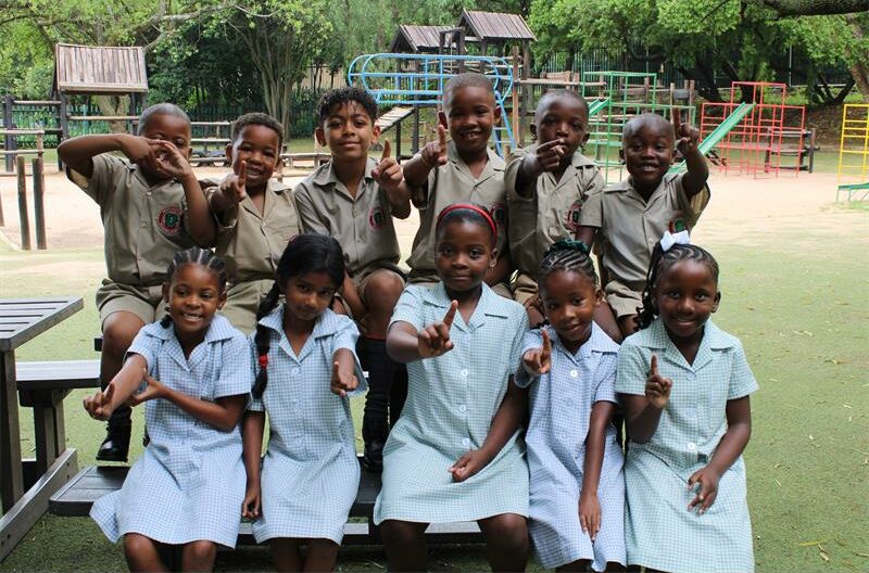 Parents and teachers share emotions as Grade One learners take their first steps into the new academic year.