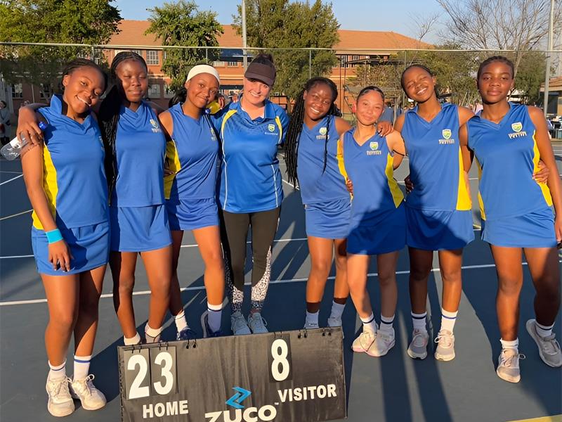 Kayla dos Santos leads Waterstone College's sports department of its head of high school sport.