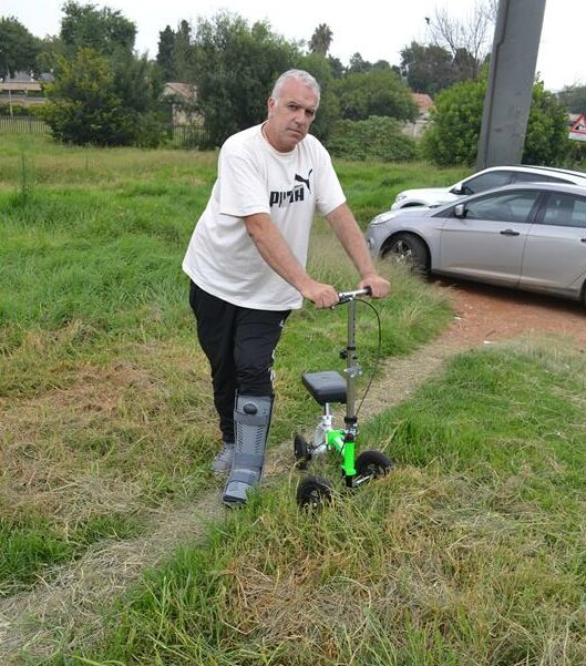 An Edenvale resident dislocated and broke his ankle after falling into a metre-deep unmarked hole on Herman Street, raising concerns over pedestrian safety in the area.