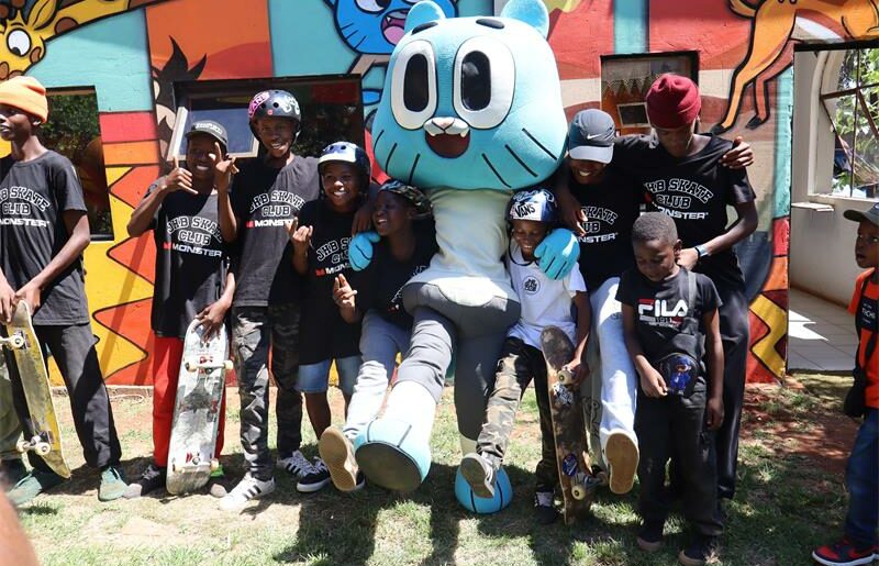 Young skaters from Alexandra and Soweto joined Girls Skate SA, the Cartoon Network and the Johannesburg Skate Club for a skateboarding day.