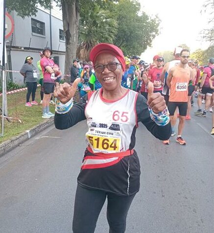 A sixty-seven-year-old Kensington resident looks forward to the Comrades Marathon as she gets a chance to raise funds for charity while she benefits from the exercise.