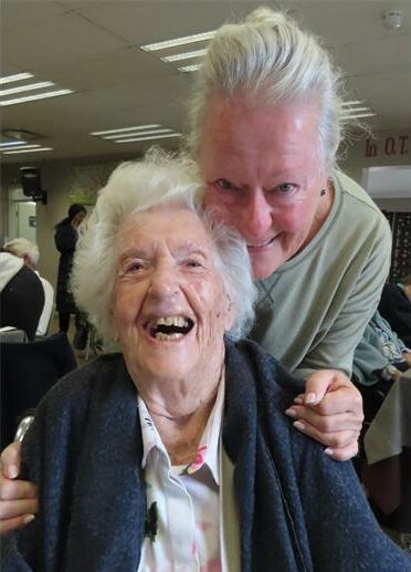 The occasion was marked with a beautiful birthday cake with Olive's trademark smile lighting up the celebration.