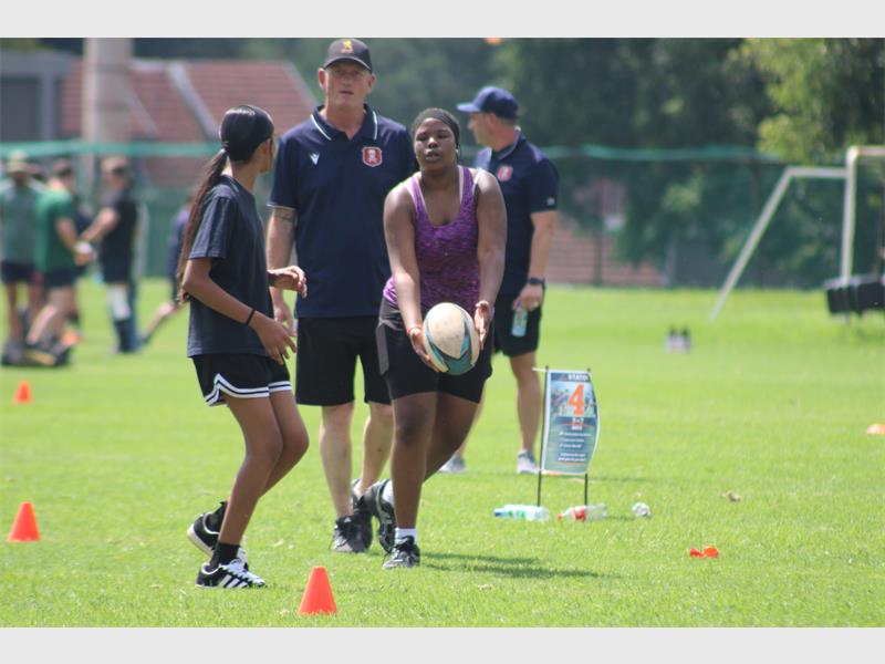 Local sports club sees more young girls step onto the field, as grassroots efforts begin to change perceptions about rugby being a boys’ sport.