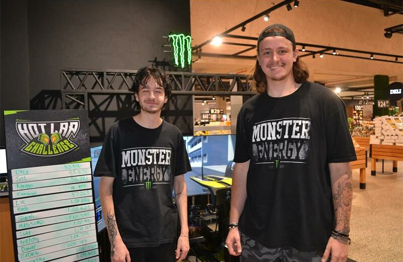 The in-store experience took place on March 27 and 28, and offered visitors the chance to test their driving skills and compete for the fastest lap.