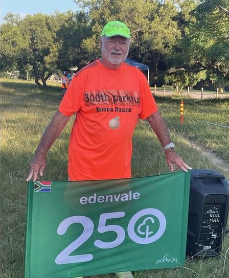 Neil Munro reaches milestone despite two knee replacements.