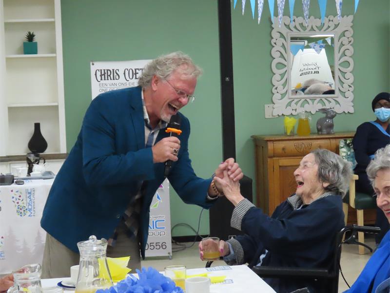 Residents shared songs, dancing and laughter as staff and performers created a memorable morning focused on connection and well-being.