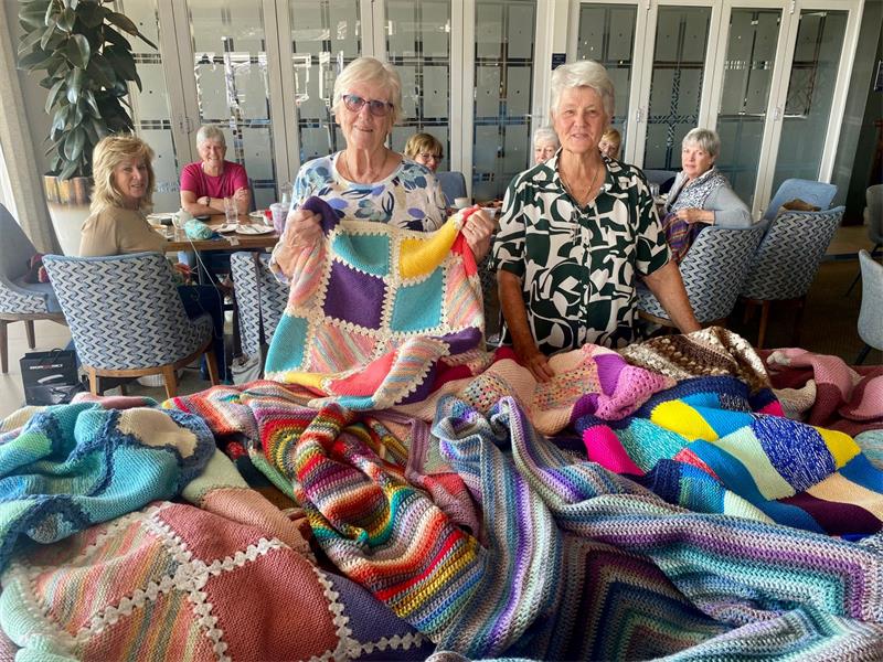 A donation of knitted teddy bears and blankets provided warmth and emotional support to residents at local care facilities and community organisations.