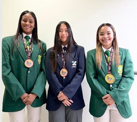 Leira Ahmed won gold, while Caitlin and Chiyi earned bronze medals for South Africa at the UFAK Championship in Angola.